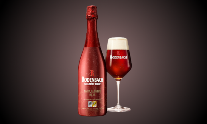 Rodenbach Caractere Rouge fles en glas